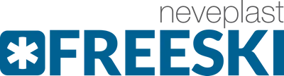 Neveplast FREESKI 标识代表其专为自由式滑雪打造的创新产品线。