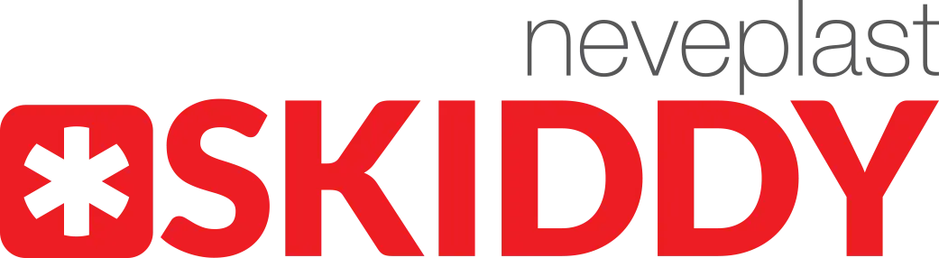 Neveplast SKIDDY 的官方品牌 Logo，用于项目展示、官网和营销资料。